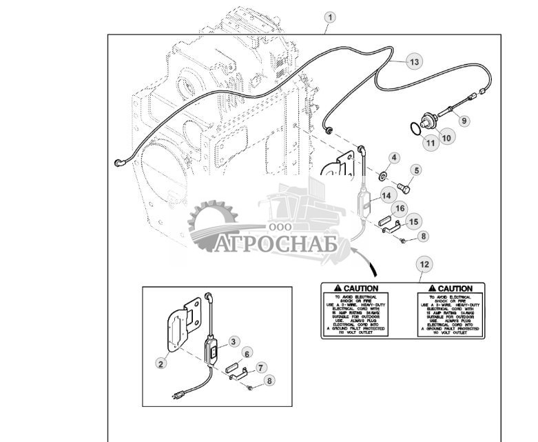 Нагреватель масла трансмиссии (110 В), навесное оборудование - ST75082 388.jpg